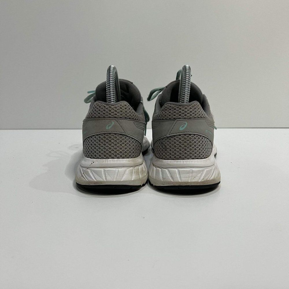 Asics Womens Gel Contend 5 1012A234 Gray Lace Up Low Top Running Shoes Size 6 - Picture 2 of 8